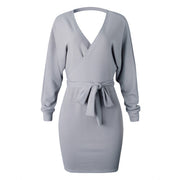 Knit Rib Mini Dress