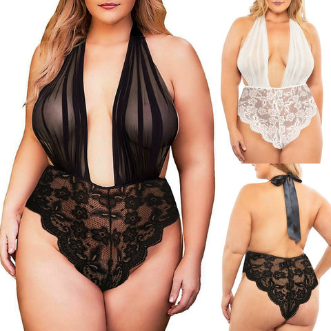V-Neck Halter Backless Jumpsuit