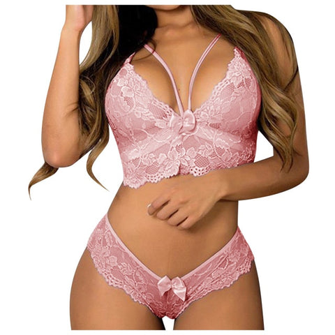 Corset Lace Lingerie Set