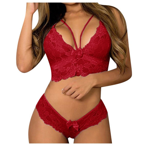 Corset Lace Lingerie Set
