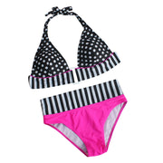 Stripe-Dot Women Bikini Set